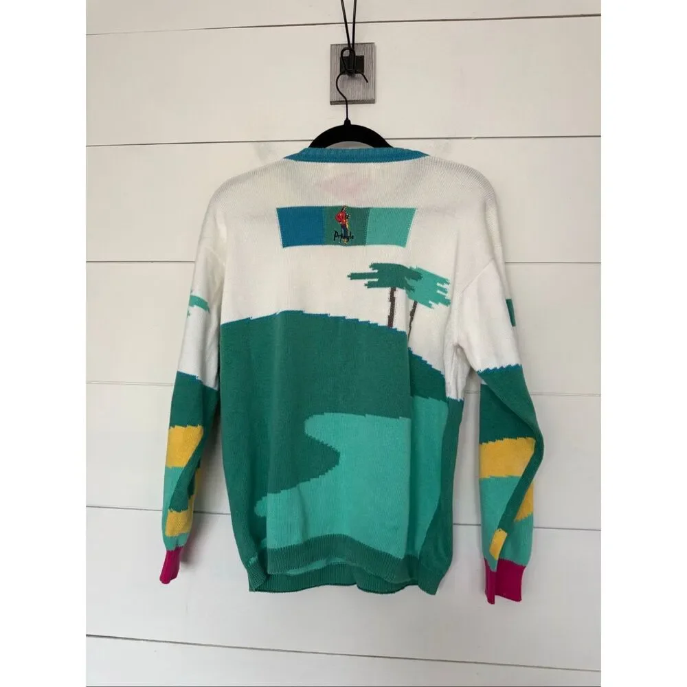 Vintage Pringle Scotland One Size Golf Sweater Pullover Cotton